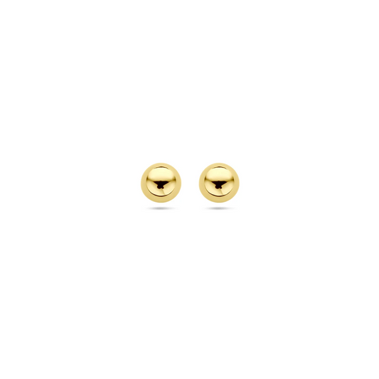 oorknoppen bol 14K geelgoud