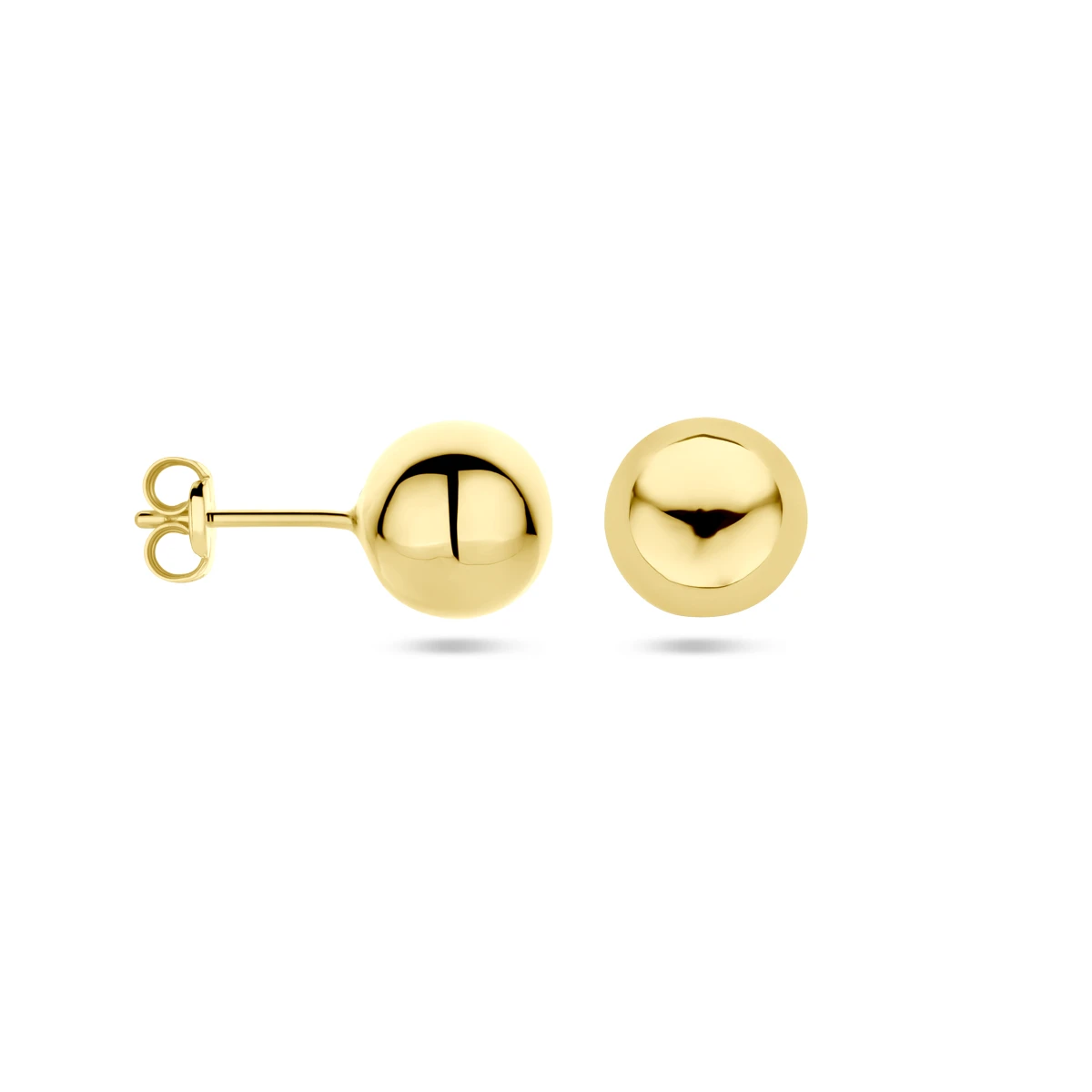 oorknoppen bol 14K geelgoud