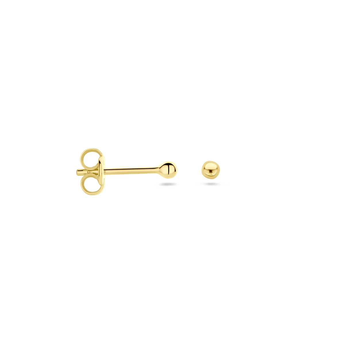oorknoppen bol 14K geelgoud