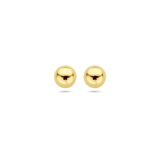 oorknoppen bol 14K geelgoud