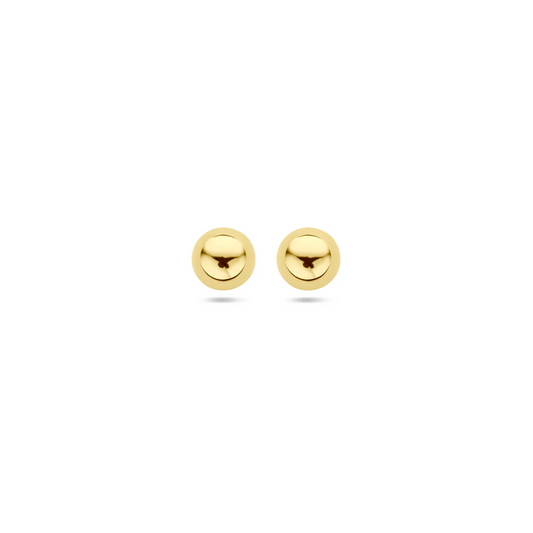 oorknoppen bol 14K geelgoud