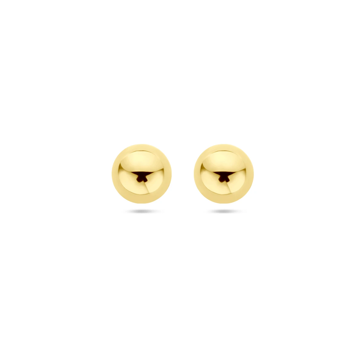oorknoppen bol 14K geelgoud