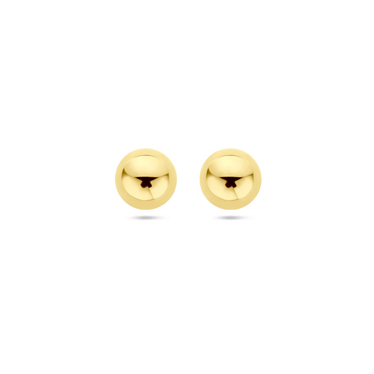 oorknoppen bol 14K geelgoud