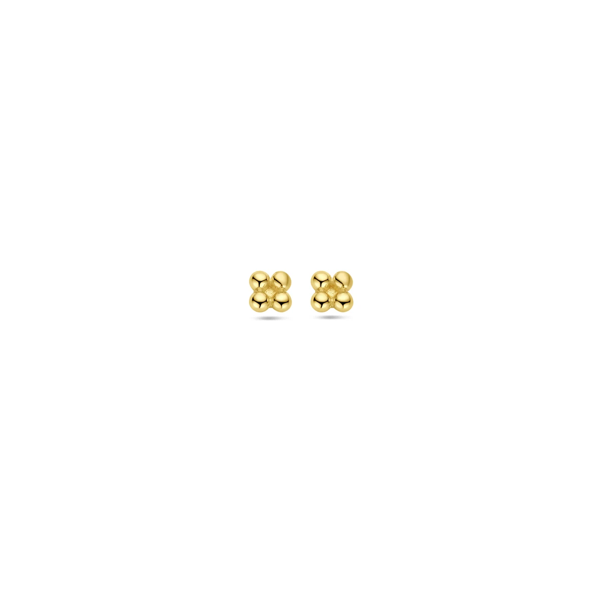 oorknoppen bol 2,5 mm 14K geelgoud