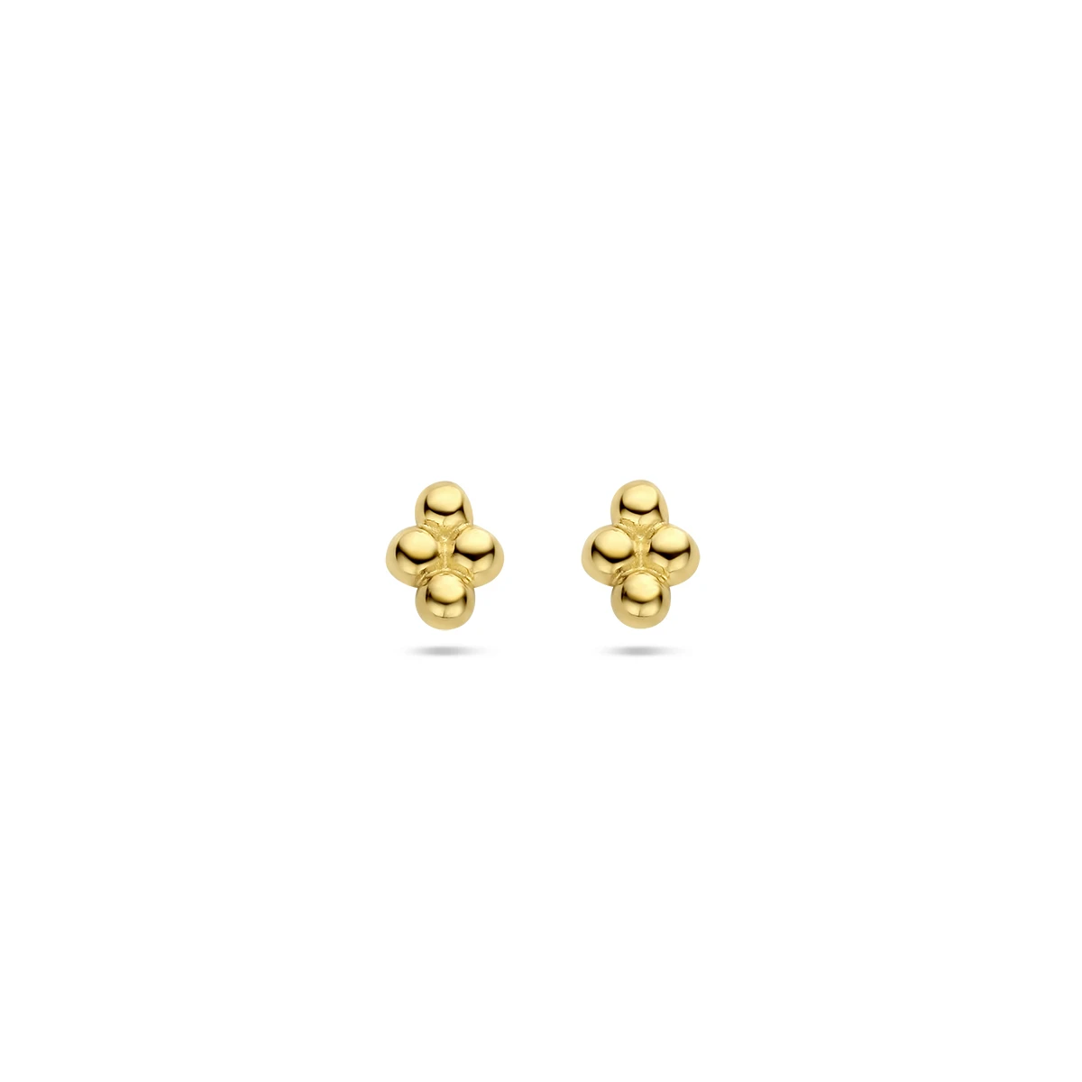 oorknoppen bolletjes 14K geelgoud