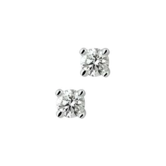 oorknoppen diamant h p1 14K witgoud