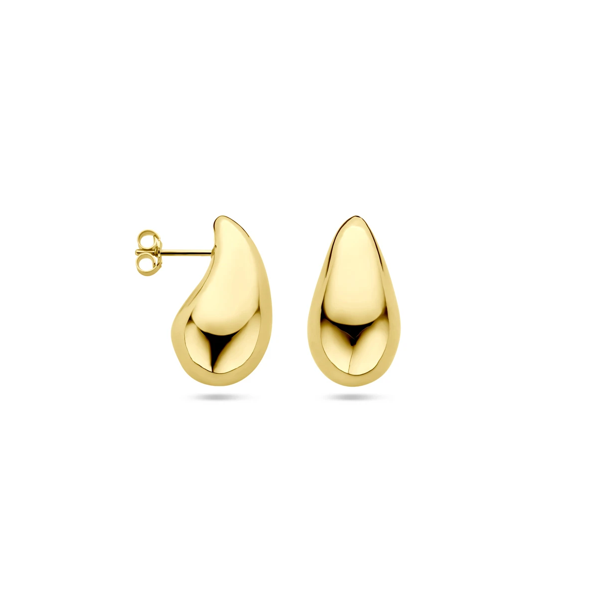 oorknoppen druppel 14K geelgoud