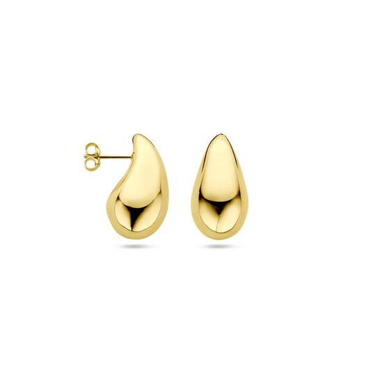 oorknoppen druppel 14K geelgoud