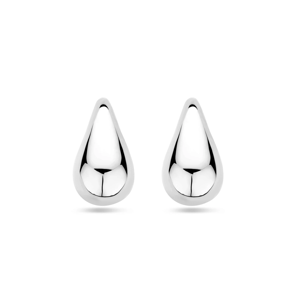 oorknoppen druppel 30 mm zilver gerhodineerd