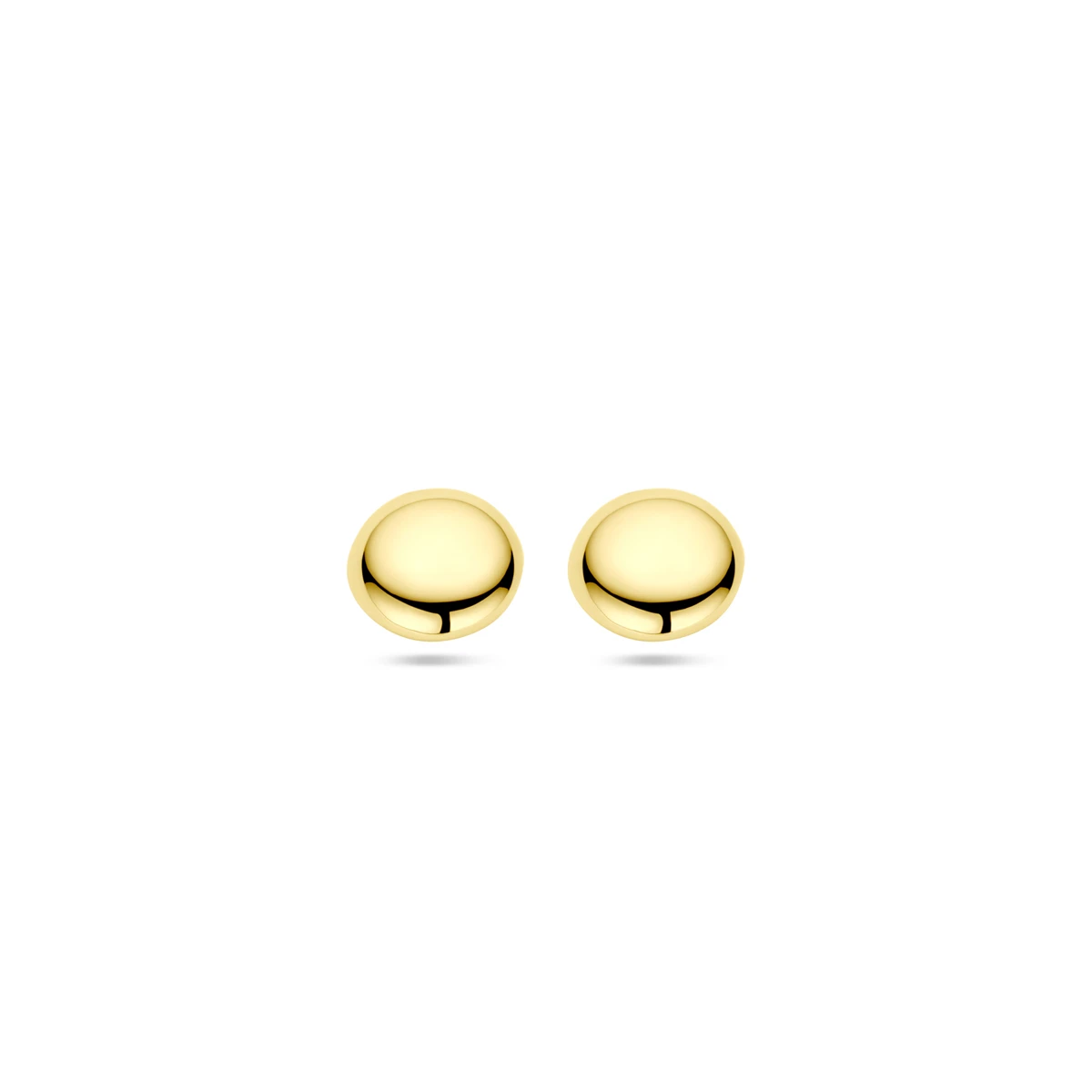 oorknoppen half-bol 14K geelgoud