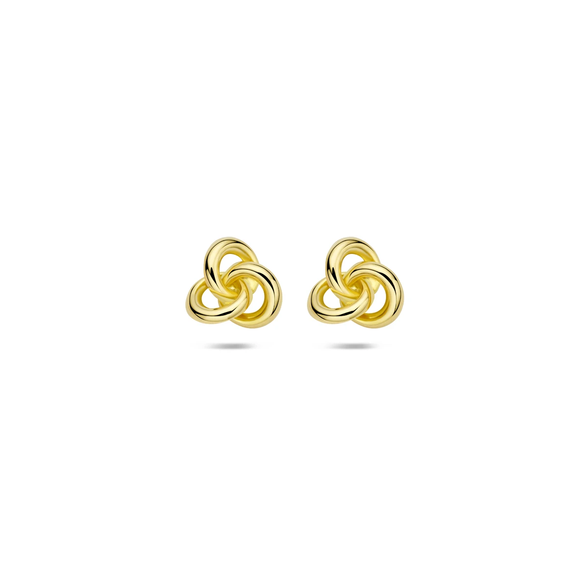 oorknoppen knoop 7 mm 14K geelgoud