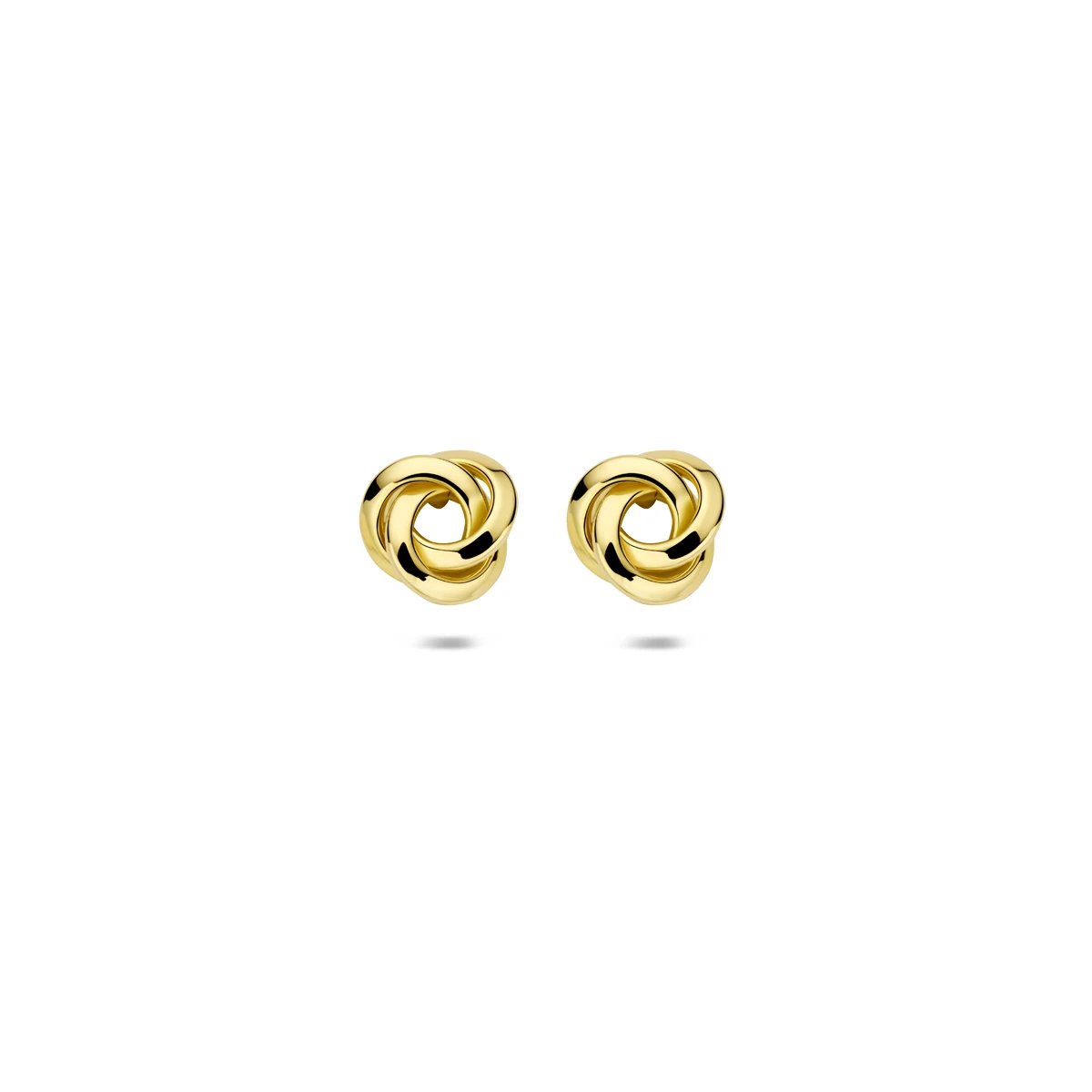 oorknoppen knoop 14K geelgoud