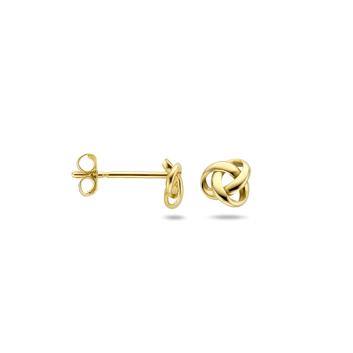 oorknoppen knoop 14K geelgoud