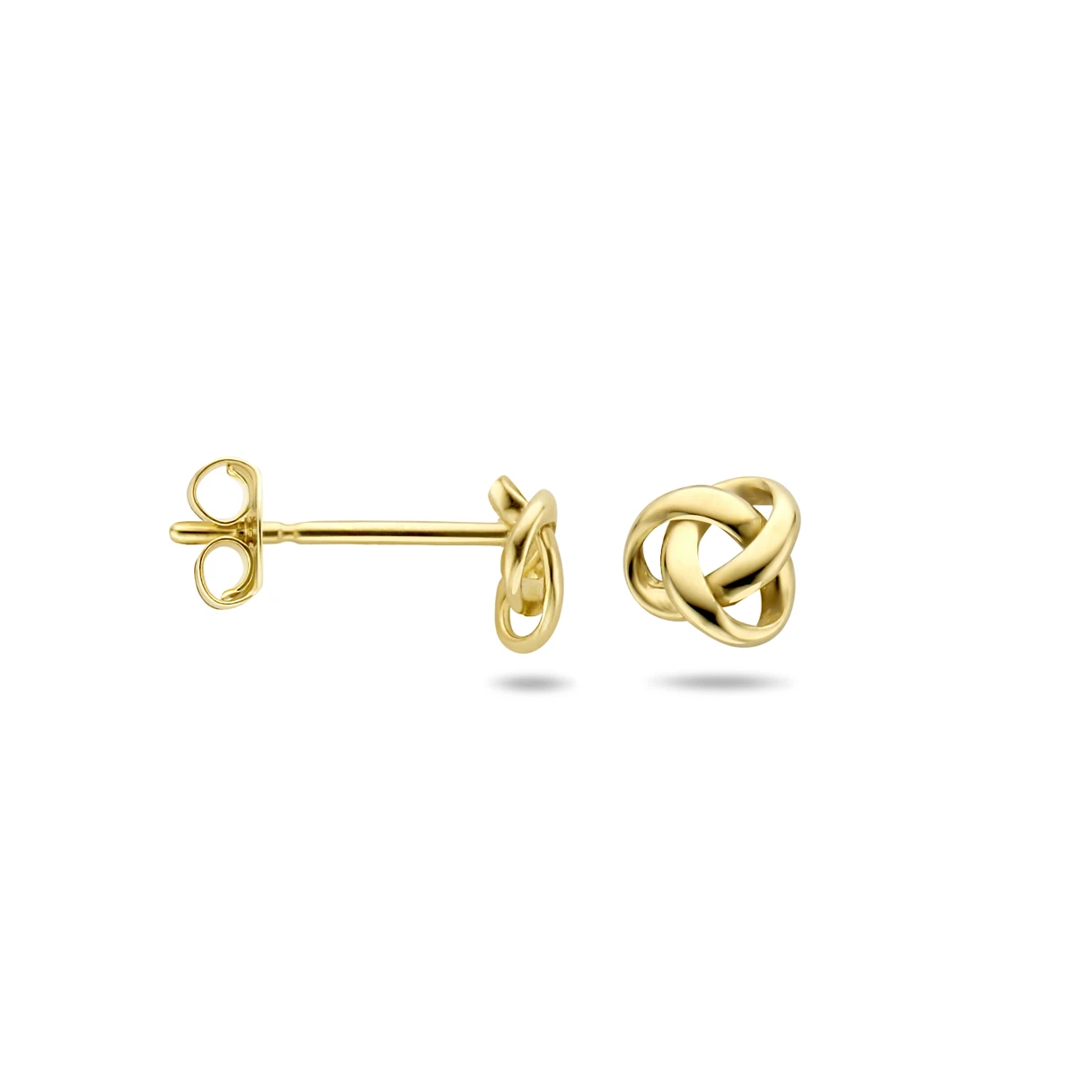 oorknoppen knoop 14K geelgoud