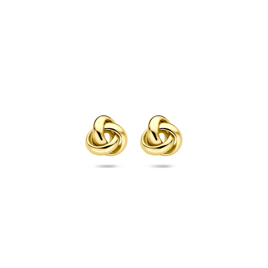 oorknoppen knoop 7 mm 14K geelgoud