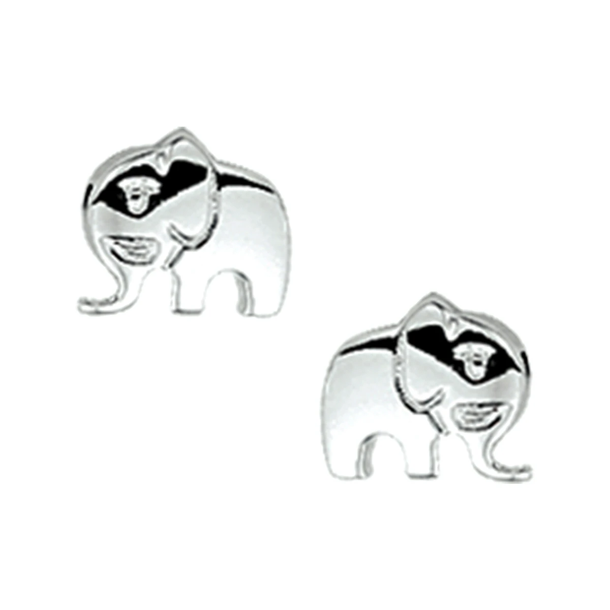oorknoppen olifant zilver gerhodineerd