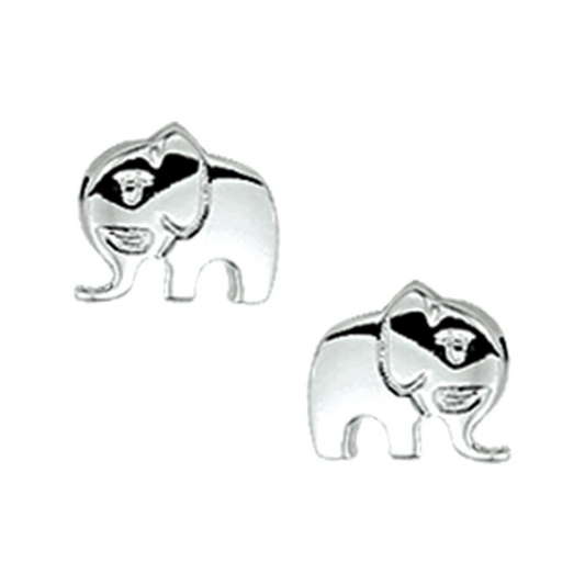 oorknoppen olifant zilver gerhodineerd