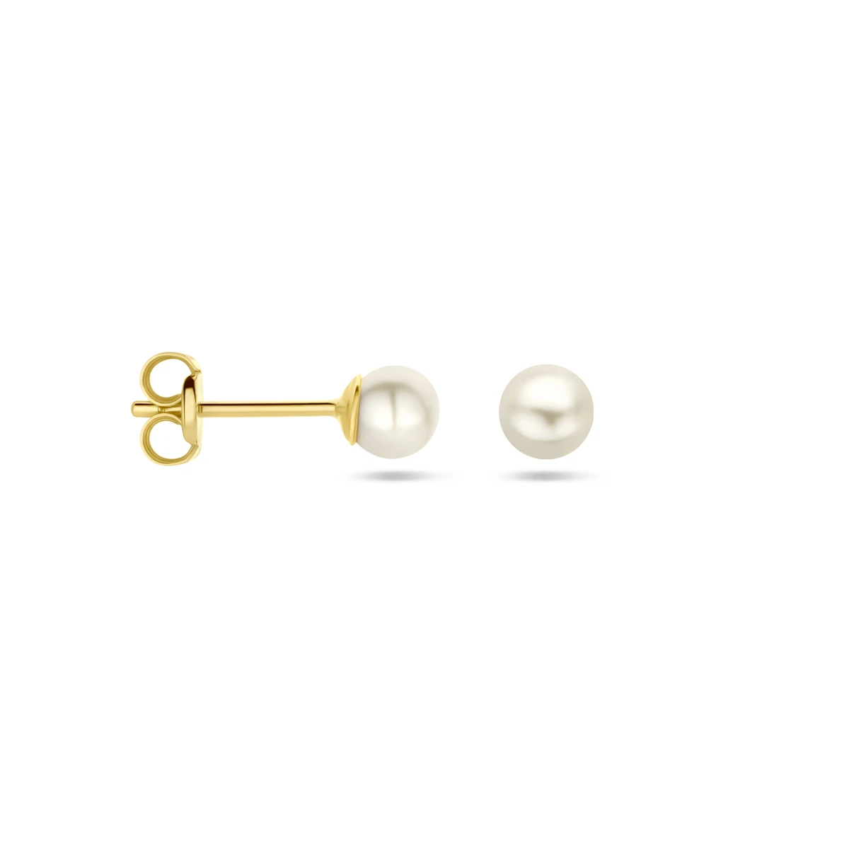 oorknoppen parel 14K geelgoud