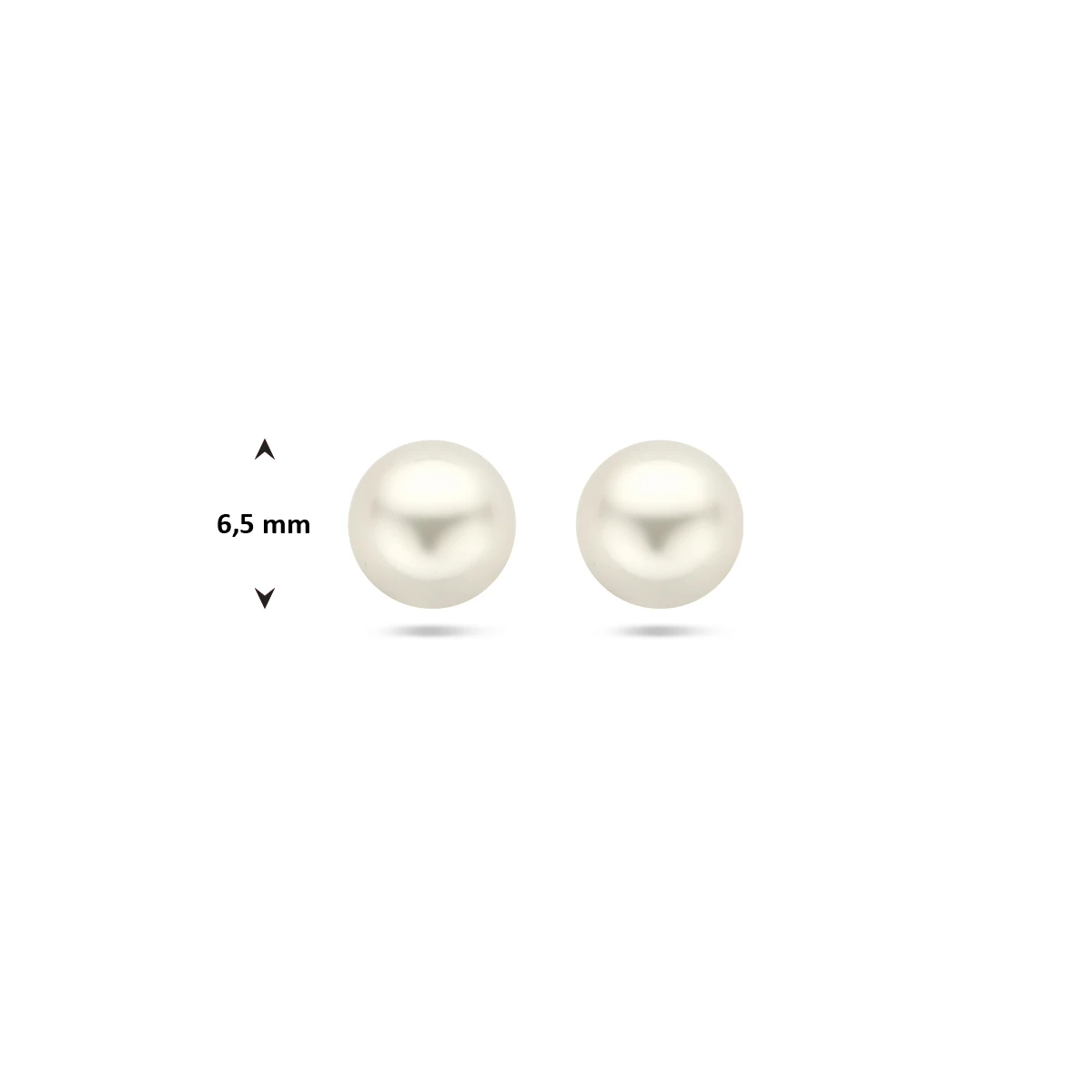 oorknoppen parel 14K geelgoud