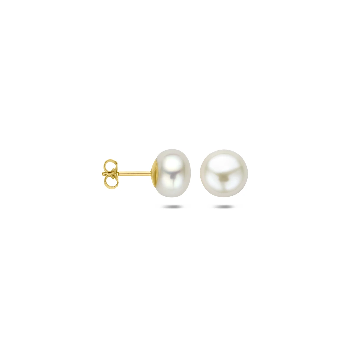 oorknoppen parel 14K geelgoud