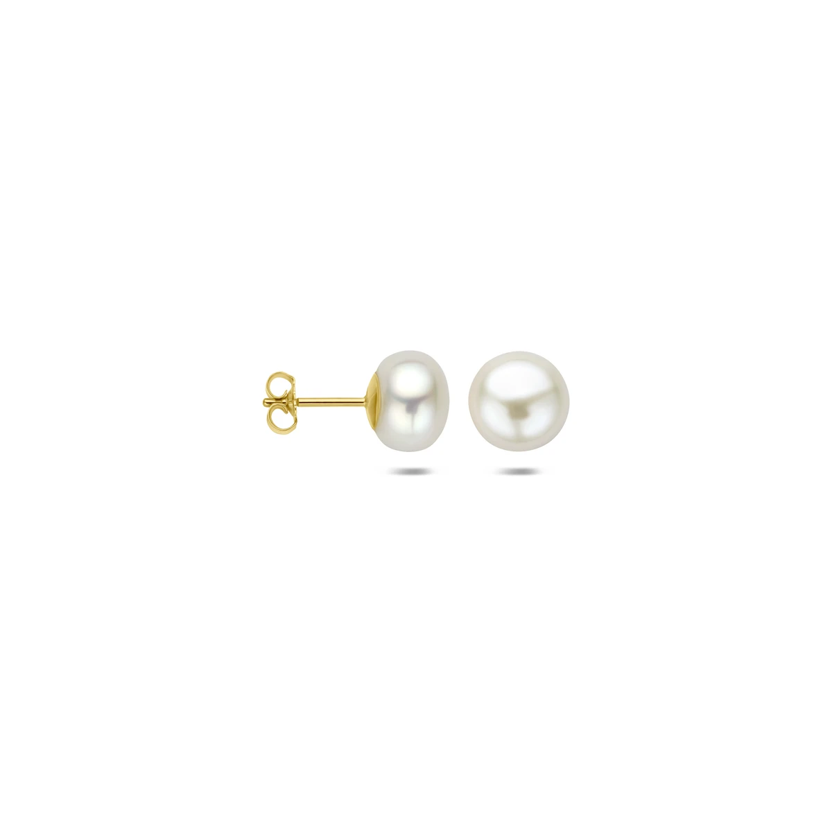 oorknoppen parel 14K geelgoud