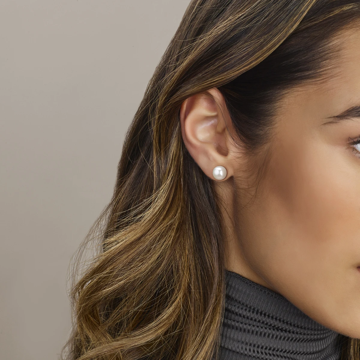 oorknoppen parel 14K geelgoud