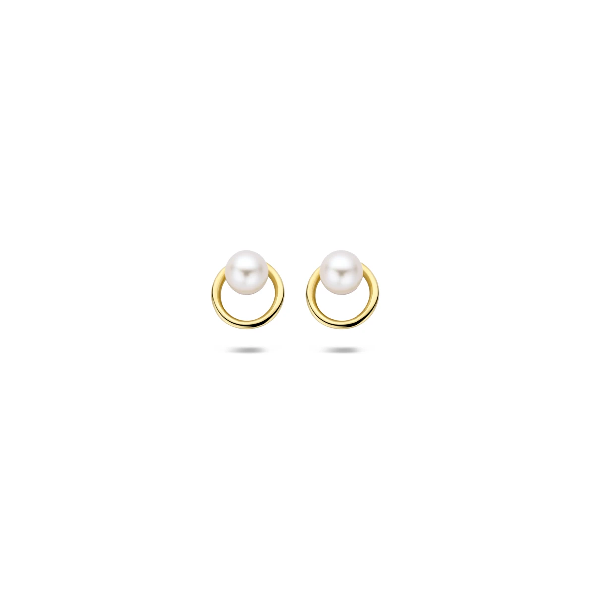 oorknoppen parel 14K geelgoud