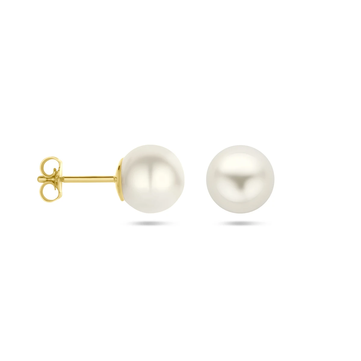 oorknoppen parel 14K geelgoud