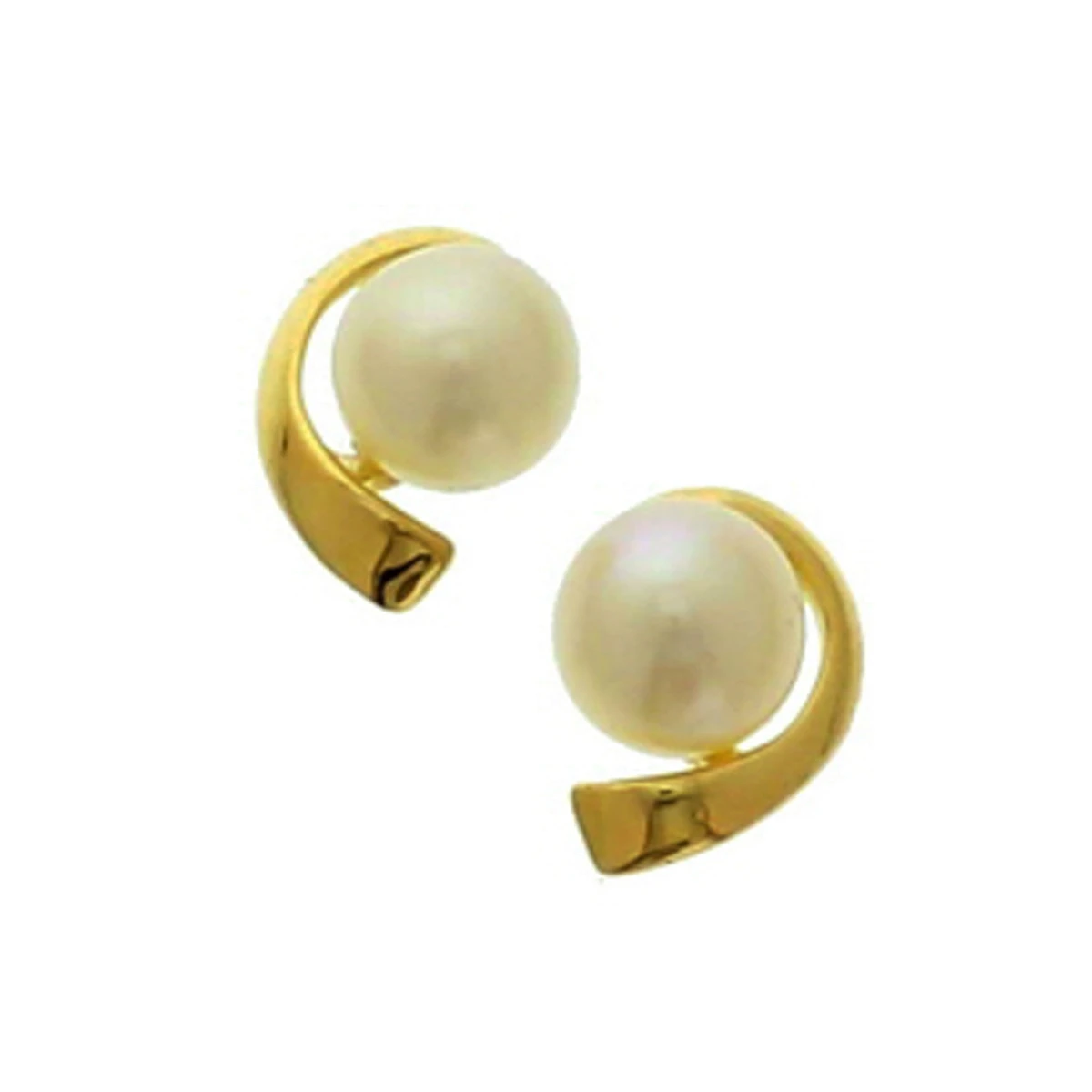 oorknoppen parel 14K geelgoud