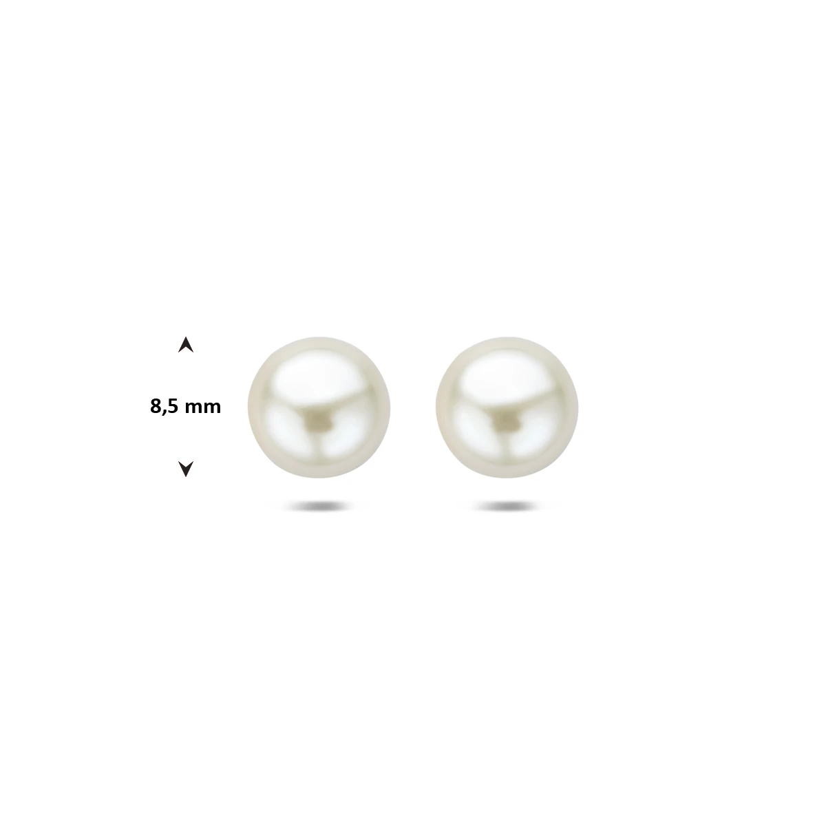 oorknoppen parel 14K geelgoud