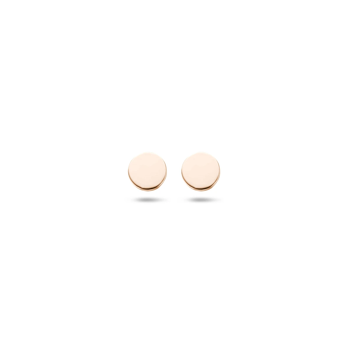oorknoppen rondje 4 mm 14K roségoud