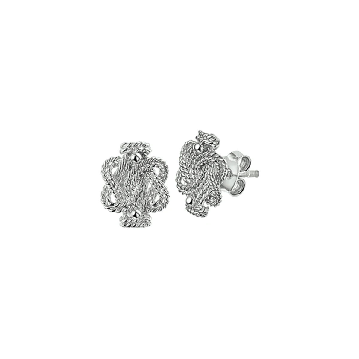 oorknoppen surinaamse mattenklopper zilver gerhodineerd
