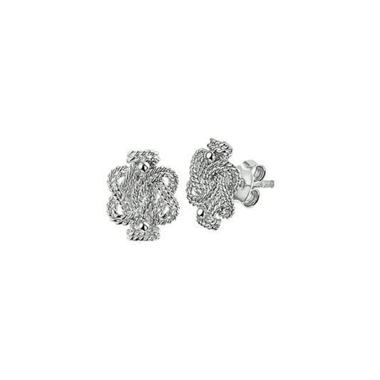 oorknoppen surinaamse mattenklopper zilver gerhodineerd