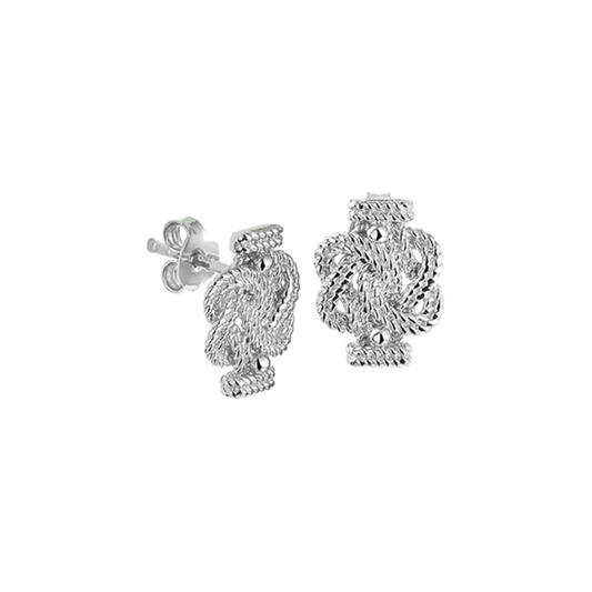 oorknoppen surinaamse mattenklopper zilver gerhodineerd