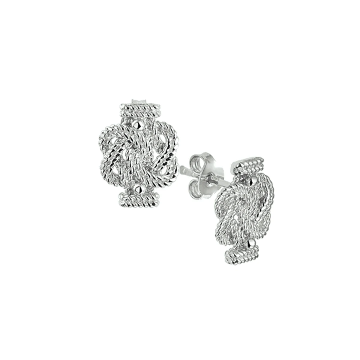 oorknoppen surinaamse mattenklopper zilver gerhodineerd