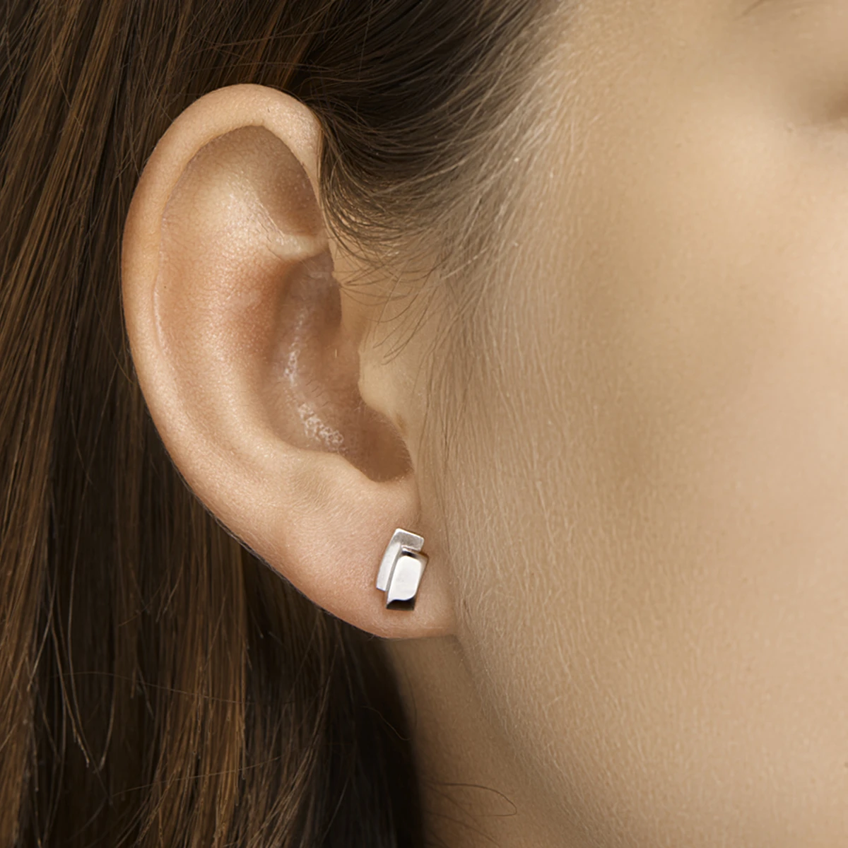 oorknoppen zilver gerhodineerd