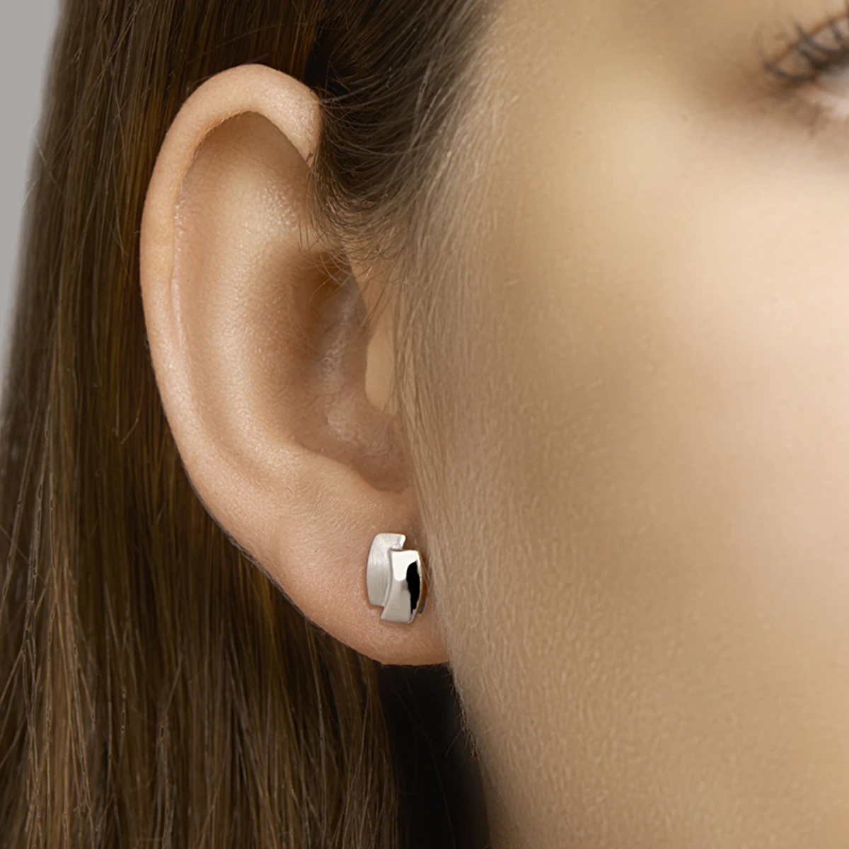 oorknoppen zilver gerhodineerd