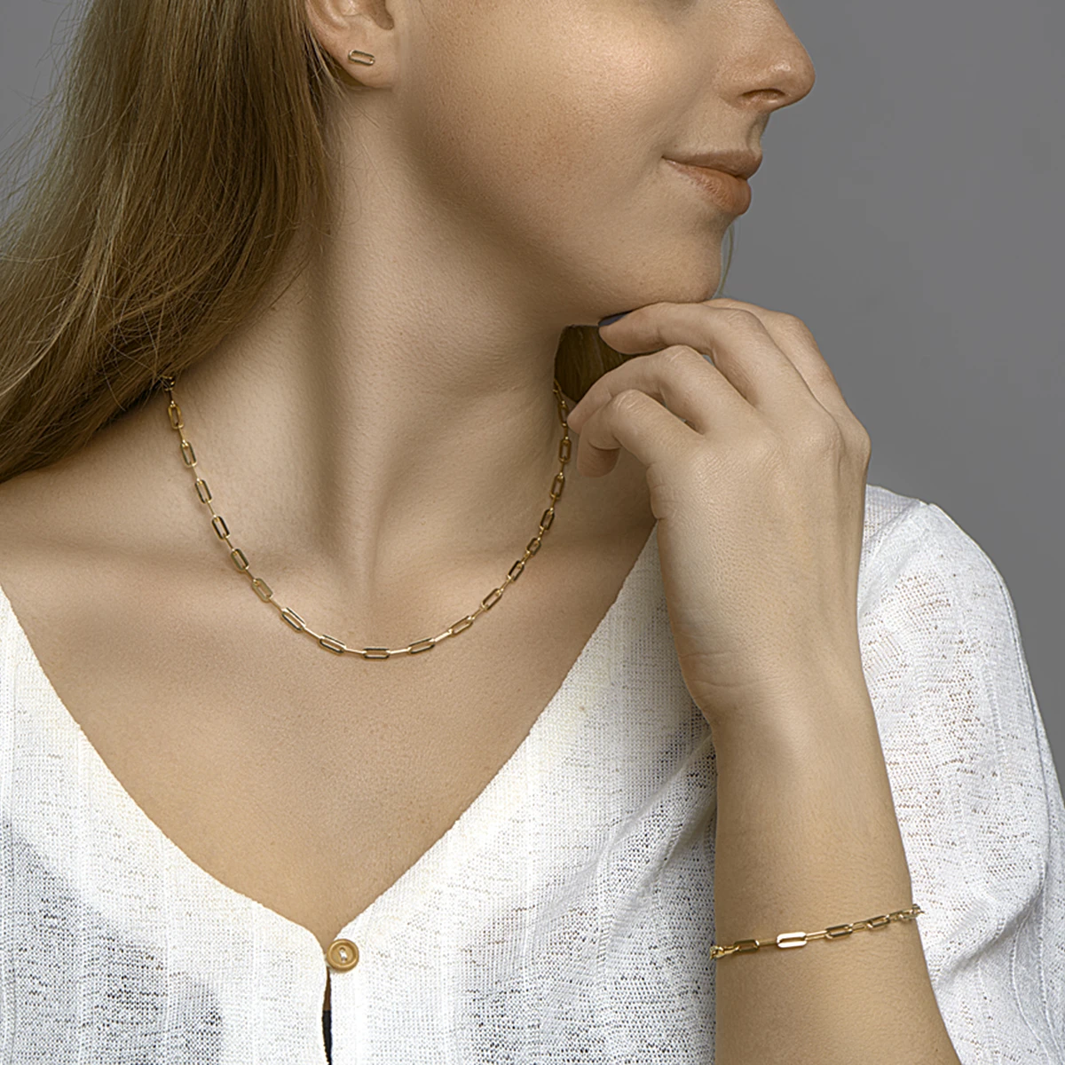 oorknoppen zilver verguld (geel)