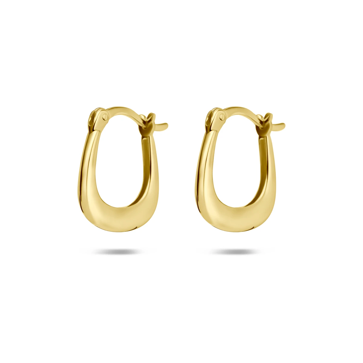 oorringen 15,5 mm 1 micron zilver verguld (geel)