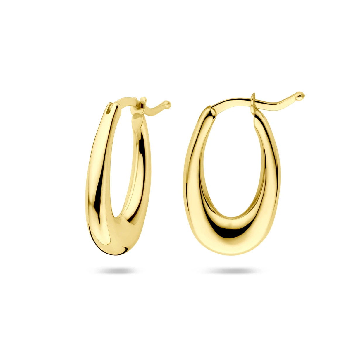 oorringen 20 mm 14K geelgoud