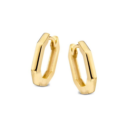 Oorringen geelgoud