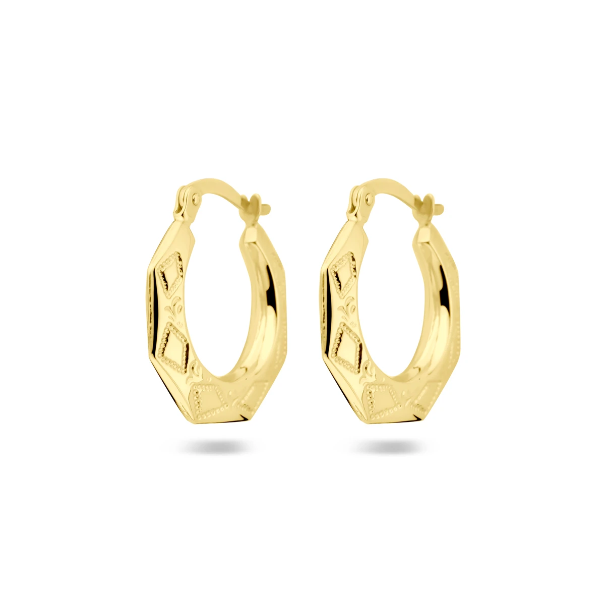 oorringen lapide 14K geelgoud