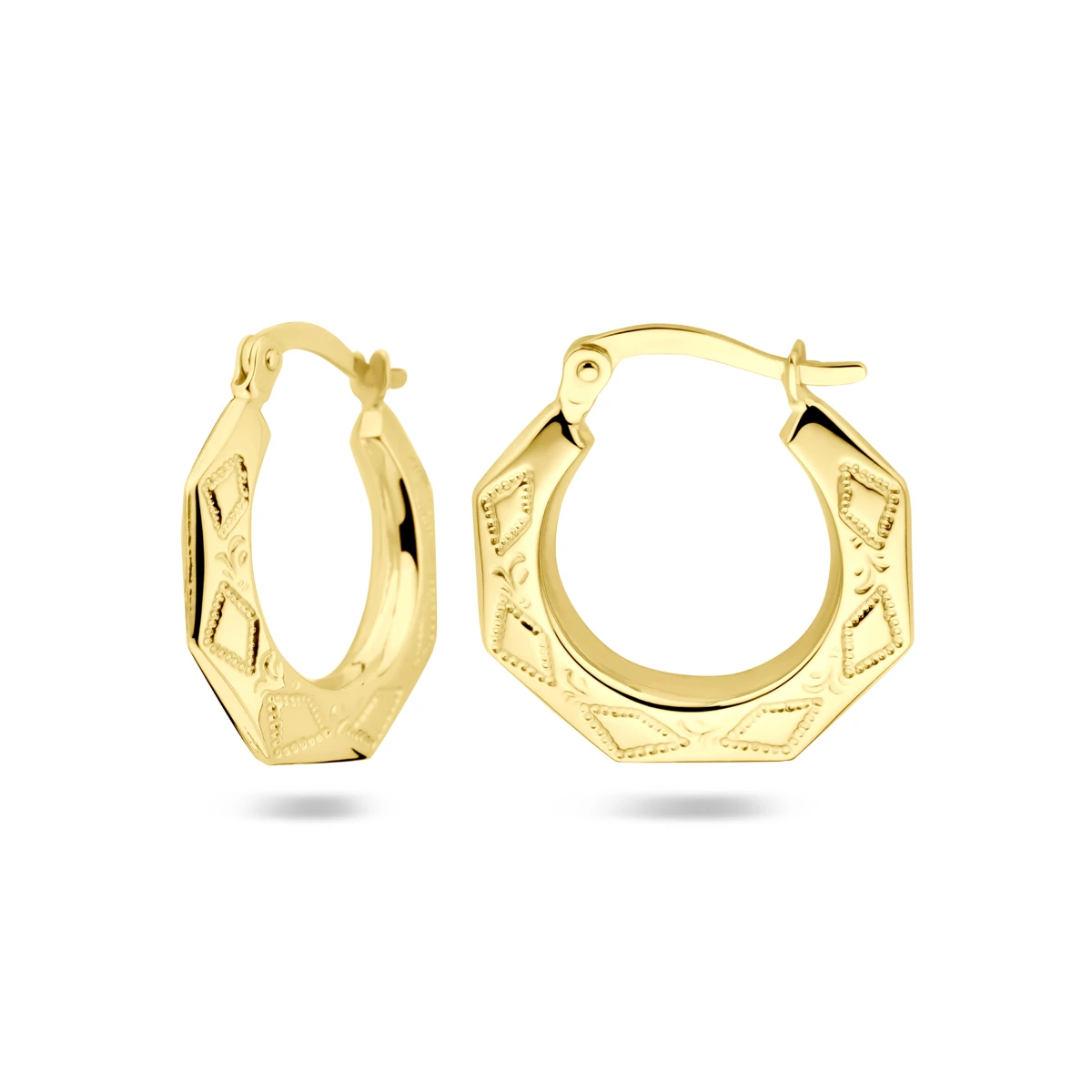 oorringen lapide 14K geelgoud