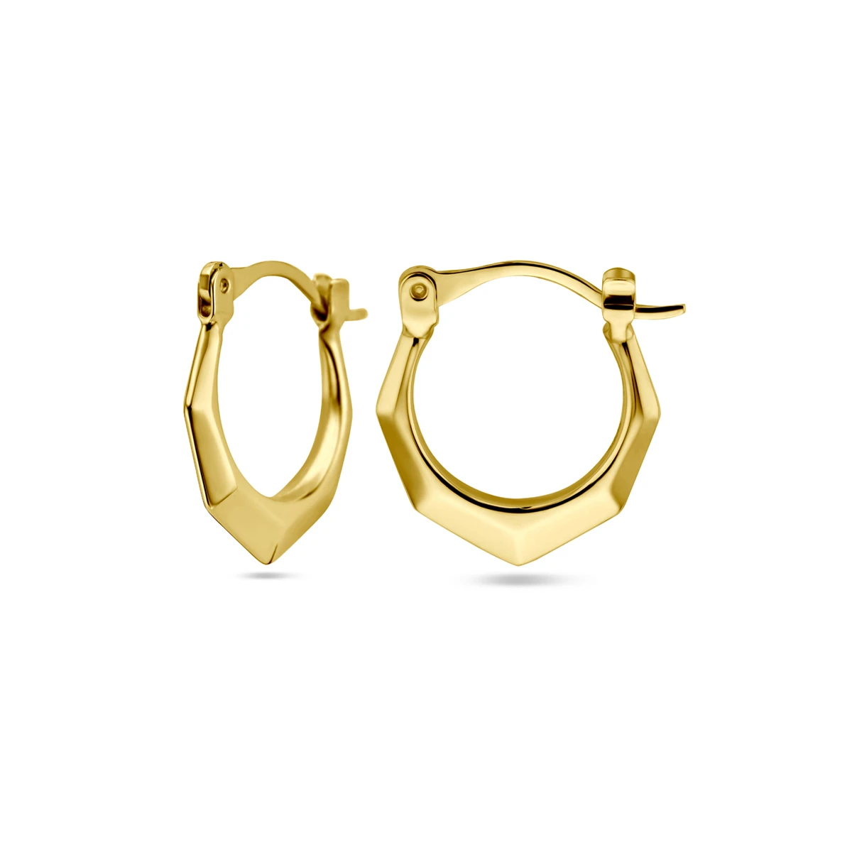 oorringen lapide 16 mm 14K geelgoud