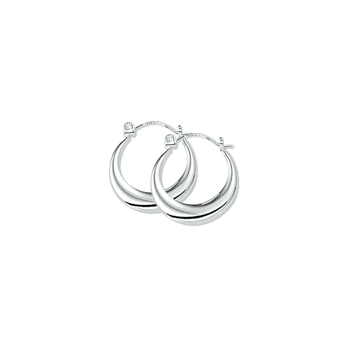 oorringen zilver gerhodineerd