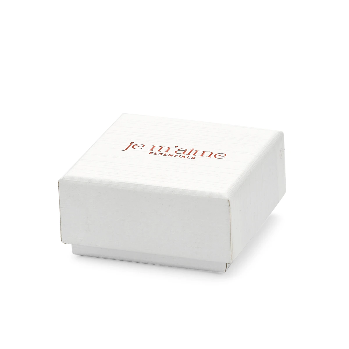 oorringendoosje je m'aime beige 50 x 50 x 24 mm toebehoren