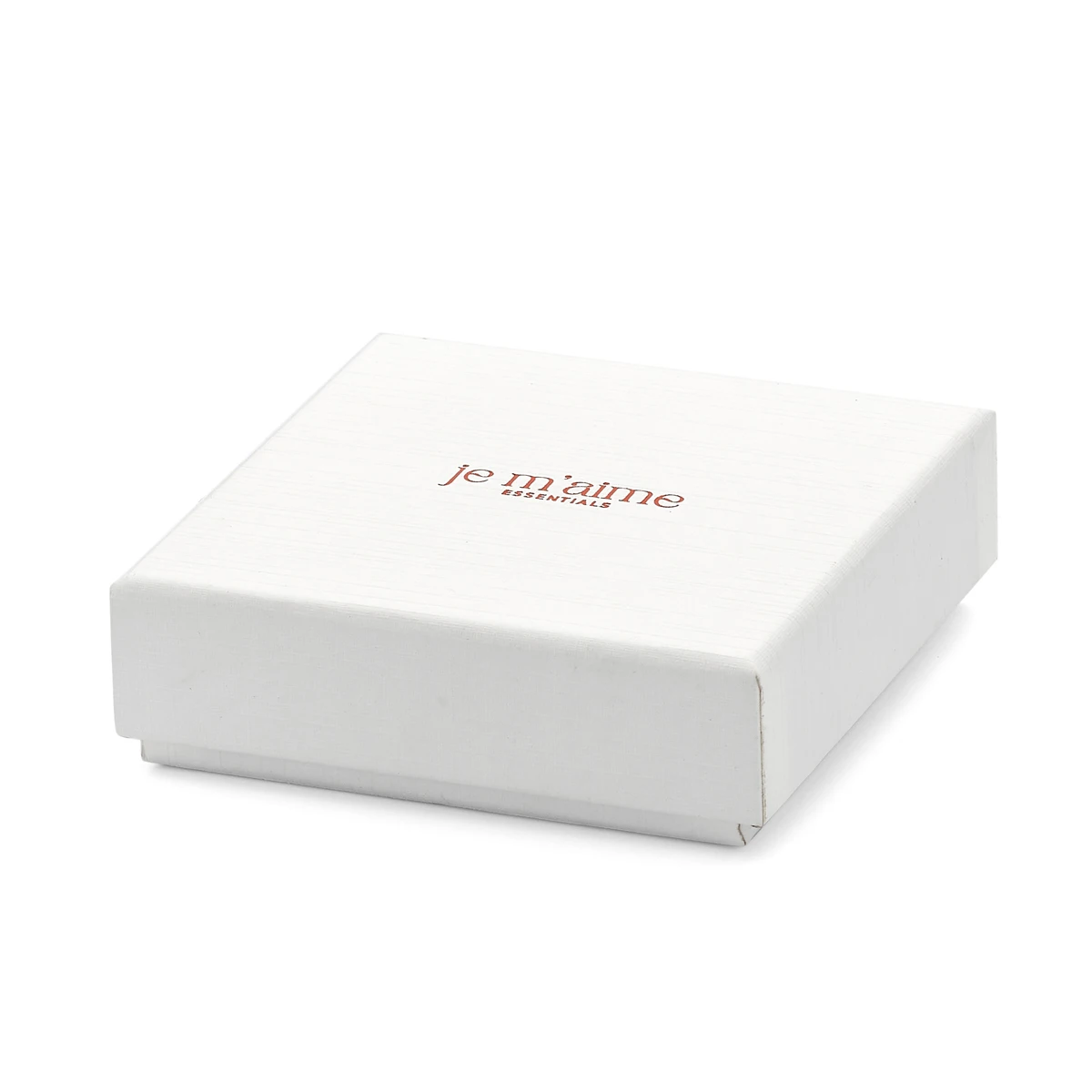 oorringendoosje je m'aime beige 82 x 82 x 24 mm toebehoren