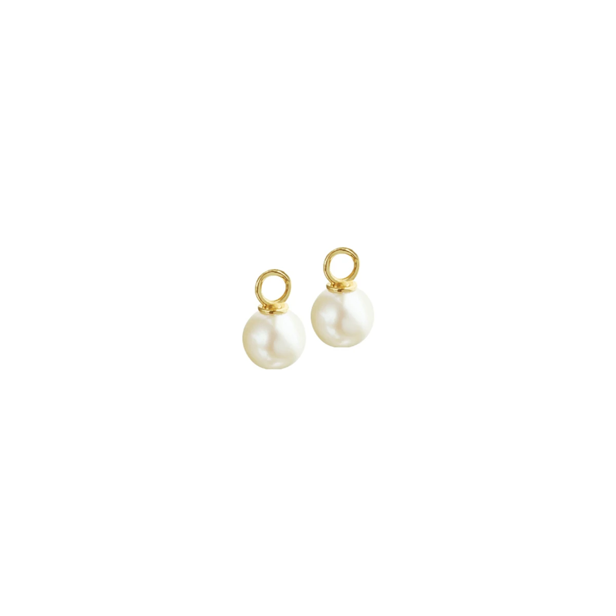 oorringhanger parel 14K geelgoud
