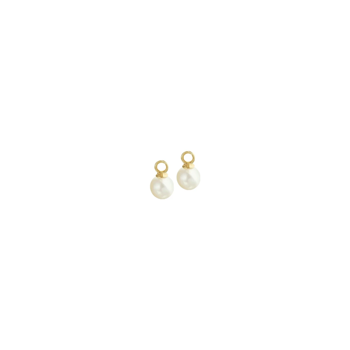oorringhanger parel 14K geelgoud