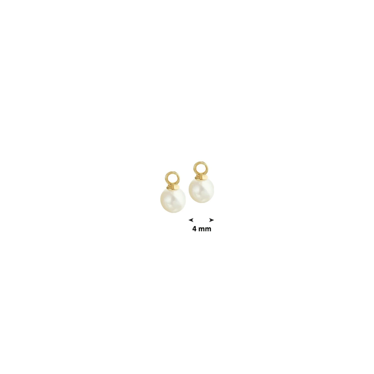 oorringhanger parel 14K geelgoud